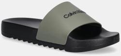 Calvin Klein papucs CHUNCKY POOL SLIDE R fekete, HM0HM01063 - zöld Férfi 41