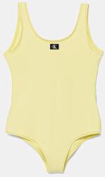 Calvin Klein egyrészes gyerek fürdőruha sárga, KY0KY00099 - sárga 164-176