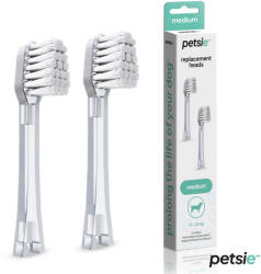  2db pótfej Petsie kutyafogkeféhez (M méret -10-20kg) - fogkefeshop