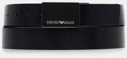 Emporio Armani bőr öv - sötétkék Univerzális méret