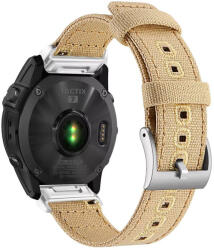 Ricardo 26mm Nylon Strap (pentru Garmin Fenix 8/7X/6X (51mm), Tactix etc. ), bej, QuickFit