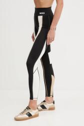 BOSS legging fekete, női, mintás, 50540207 - fekete XL