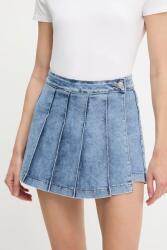 Answear. LAB farmer szoknya és nadrág sima, magas derekú - kék XL - answear - 12 990 Ft