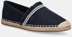 Tommy Hilfiger espadrilles FRINGE CANVAS CLOSED ESPADRILLE - sötétkék Női 38
