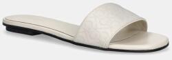Calvin Klein papucs FLAT SLIDE - JACQ bézs, HW0HW02388 - bézs Női 36
