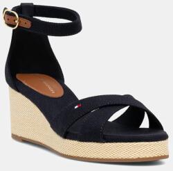 Tommy Hilfiger szandál FLAG CRISS-CROS MID WEDGE ESPAD sötétkék, FW0FW08481 - sötétkék Női 38