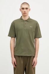 Barbour pamut póló Dunand OS Polo Shirt zöld, sima, MML1426 - zöld 42