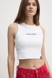 Red Bull Racing x Pepe Jeans top LOGO CROP TANK női, bézs, RL500002 - bézs XL