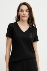 Giorgio Armani pamut póló fekete, XW000527 AF10356 - fekete S