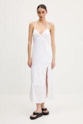 Hollister Co Hollister Co. pamut ruha fehér, midi, egyenes, KI359-5079 - fehér L
