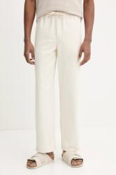 APC A. P. C. pamut nadrág pantalon vincent bézs, egyenes, COGBJ. H08418 - bézs L