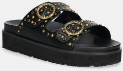 Pepe Jeans papucs POLA BUCKLE fekete, platformos, PLS90679 - fekete Női 36