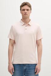 Calvin Klein pamut póló bézs, sima, LV04LB276G - bézs XL