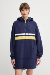 Tommy Hilfiger pamut melegítőfelső SAILING sötétkék, nyomott mintás, kapucnis, WW0WW45599 - sötétkék XS