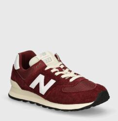 New Balance sportcipő 574 bordó, U574RBK - burgundia Férfi 42