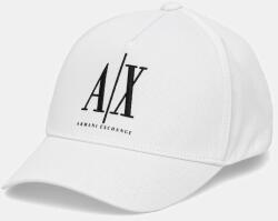 Armani Exchange pamut baseball sapka fehér, nyomott mintás, XW001179 AF14711 - fehér Univerzális méret