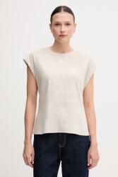 Calvin Klein vászon felső bézs, melange, LV044B120G - bézs M