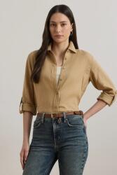 Ralph Lauren len ing galléros, regular, 200782777 - bézs M