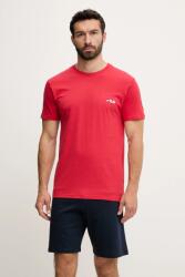 Fila pamut pizsama fehér, sima, FPS1194 - piros XL