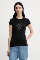 Giorgio Armani t-shirt női, fekete, XW000512 AF11929 - fekete S