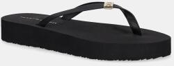 Tommy Hilfiger flip-flop ELEVATED CHIC BEACH SANDAL fekete, lapos talpú, FW0FW08523 - fekete Női 37