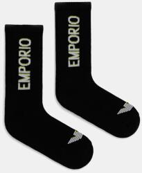 Emporio Armani Underwear zokni 2 pár fekete, EM000543 AF12299 - fekete Univerzális méret
