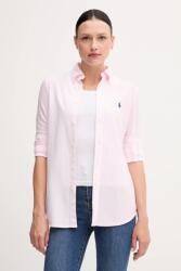 Ralph Lauren pamut ing galléros, rózsaszín, regular, 211965102 - rózsaszín S