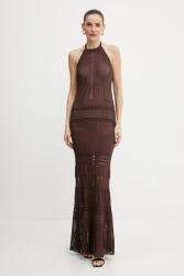 TWINSET ruha barna, maxi, testhezálló, 251TT3105 - barna S