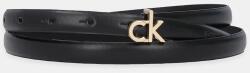 Calvin Klein bőr öv fekete, LV04F7034G - fekete 80