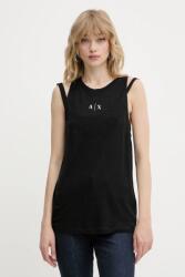 Giorgio Armani felső lenkeverékből fekete, XW000390 AF12899 - fekete S