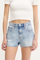 Tommy Jeans farmer rövidnadrág sima, magas derekú, DW0DW20087 - kék 32