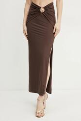 Bardot szoknya NEVE barna, midi, ceruza fazonú, 59024SB - barna XL