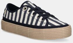 Tommy Hilfiger sportcipő VULC ROPE SNEAKER ITHACA sötétkék, FW0FW08646 - sötétkék Női 40