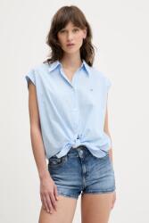 Tommy Hilfiger pamut ing galléros, regular, DW0DW20291 - kék S