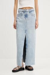 Tommy Jeans szoknya maxi, egyenes, DW0DW21419 - kék 27