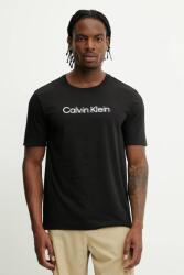 Calvin Klein Performance t-shirt fekete, nyomott mintás, LVGMS5K183 - fekete S