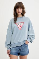 Guess Jeans pamut melegítőfelső nyomott mintás, W5GQ19 KCTJ1 - kék S