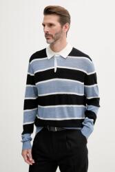 Giorgio Armani gyapjú pulóver könnyű, XM000683 AF12929 - kék XXL