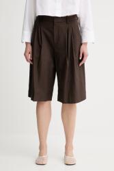 A. L. C A. L. C. rövidnadrág Charlie barna, sima, magas derekú, 2PANT01171 - barna 38