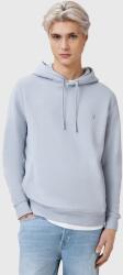 AllSaints pamut melegítőfelső RAVEN OTH HOODY sima, kapucnis, M003NZ - kék M