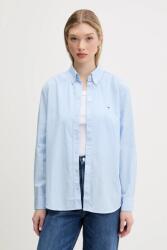 Tommy Hilfiger pamut ing galléros, relaxed, DW0DW20290 - kék M