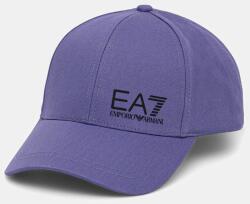 EA7 Emporio Armani pamut baseball sapka lila, nyomott mintás, AF11989.7X000005 - lila S