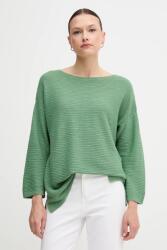 Benetton vászonkeverék pulóver zöld, 115GD10CT - zöld M