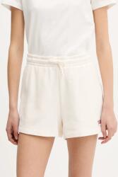 Tommy Jeans pamut rövidnadrág bézs, sima, magas derekú, DW0DW20353 - bézs XS - answear - 19 990 Ft
