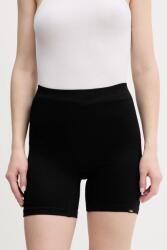 Vans rövidnadrág fekete, sima, magas derekú, VN000RW9BLK1 - fekete M/L