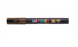 uni Dekormarker 0, 9-1, 3mm, Uni Posca PC-3M barna (2UPC3MB) - tonerpiac
