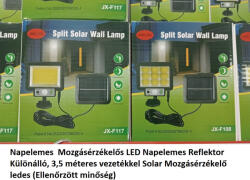  Napelemes Mozgásérzékelős LED Napelemes Reflektor Különálló, 3, 5 méteres vezetékkel Solar Mozgásérzékelő ledes (Ellenőrzött minőség)