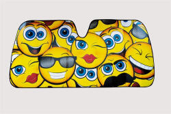  Napvédő kétoldalas smile/alu 140x68cm (utastérbe)