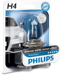 Philips Izzó H4 12V 60/55W P43t WHITE VISION (BLISTER)