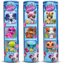 Flair Littlest Pet Shop: 3db-os figura szett hengerben S3 többféle változatban 1db (LPS00646)